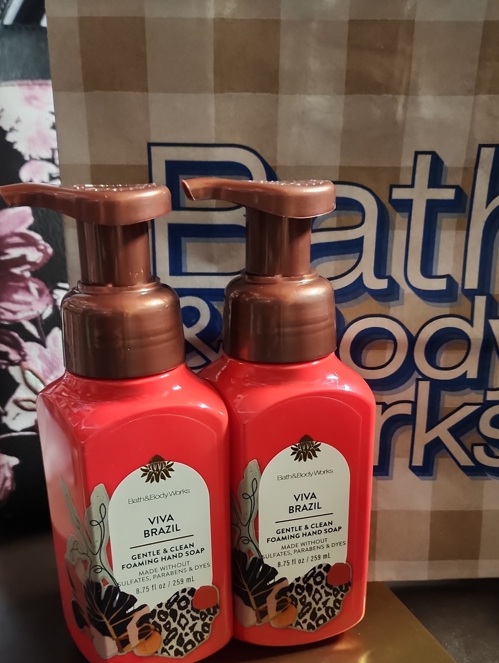 Bath & Body Works 2 Viva Brazil Foaming Hand Soap Nwt